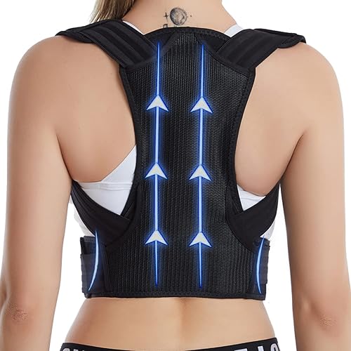 XINGCHE Corrector de postura de apoyo de espalda para hombres, mujeres y niños, soporte para mejorar la postura y aliviar el dolor para el dolor de