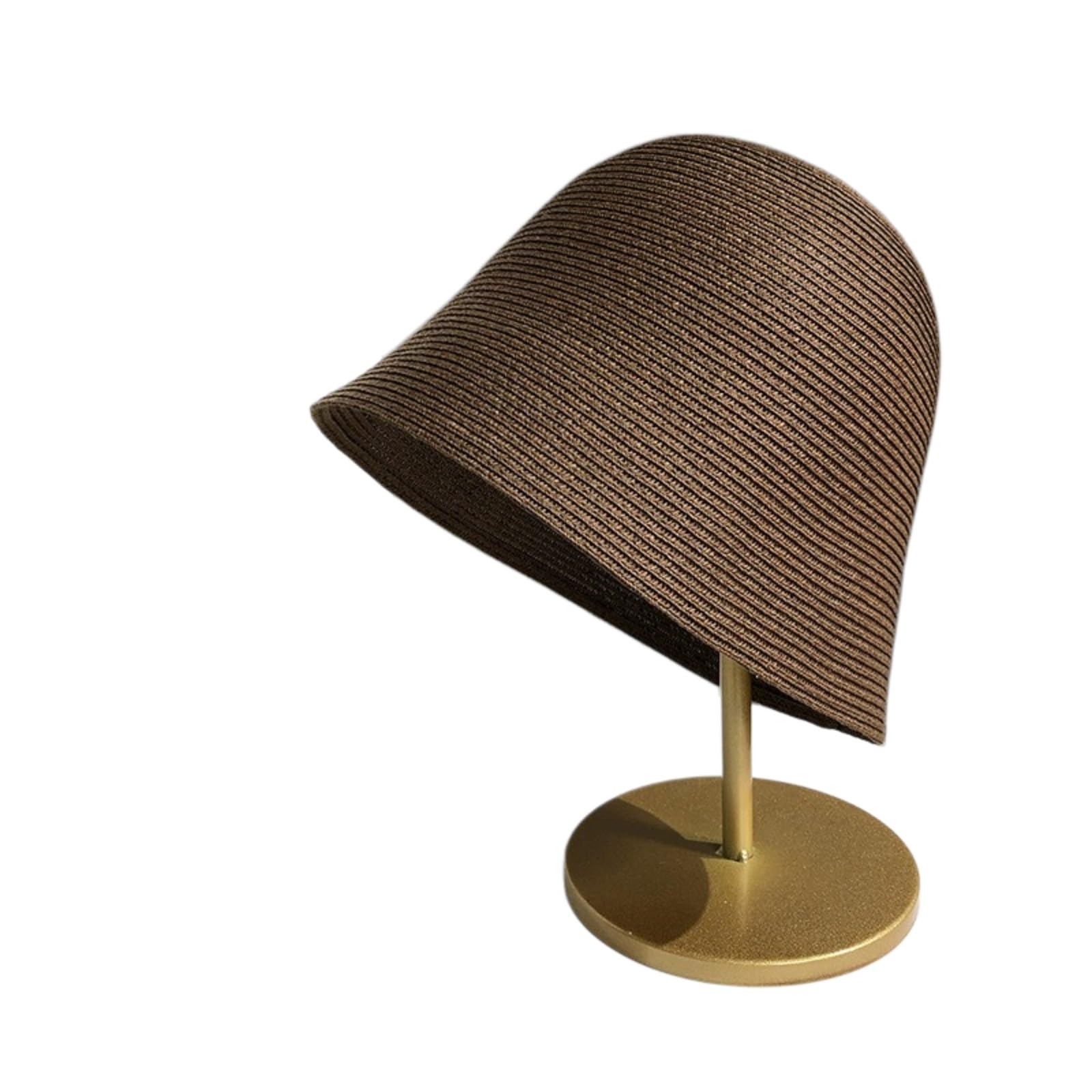 Cappellino da Baseball,Cappello Pescatore Cappello di Paglia delle Donne Moda, Sole Traspirante Leggero All'aperto con Semplice Aspetto A Colore Solido-Black