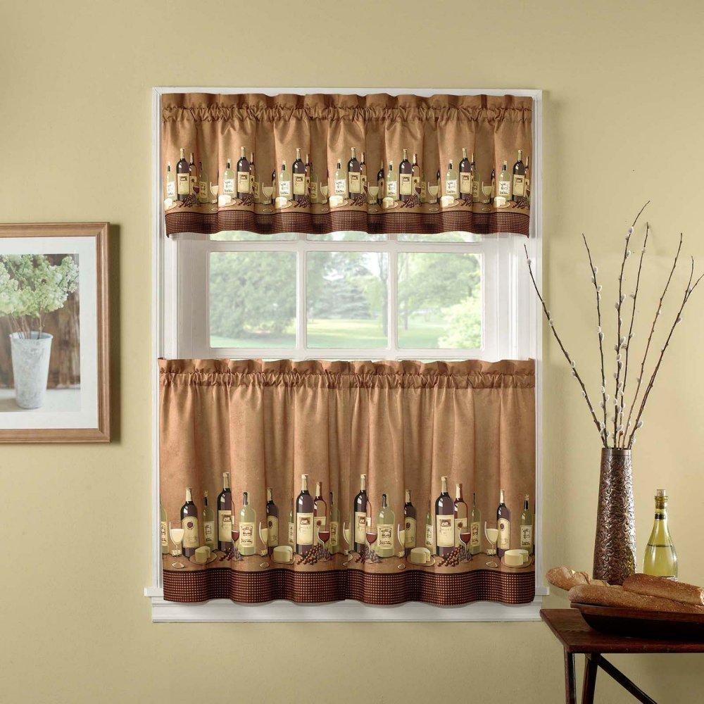 Wine Themed Kitchen Curtains Curtains & Drapes