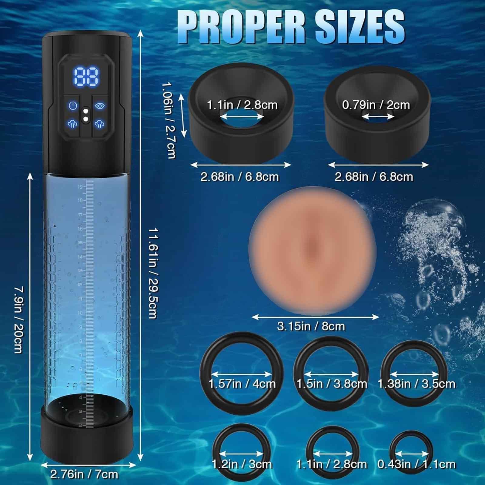 Pompe À Sexes Pour Homme Electrique Pompe Penisse Agrandir Penis Pump,A