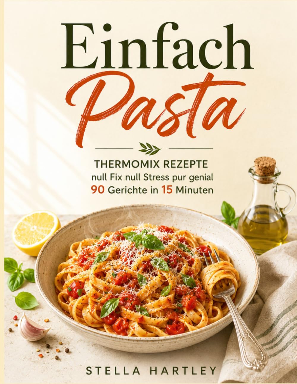 Einfach Pasta: Thermomix Rezepte null Fix null Stress pur genial 90 Gerichte in 15 Minuten