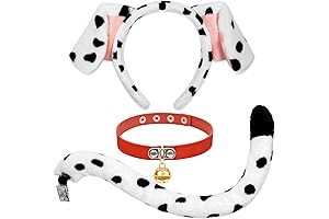 U-Goforst Dalmatian Headband with matching Tail