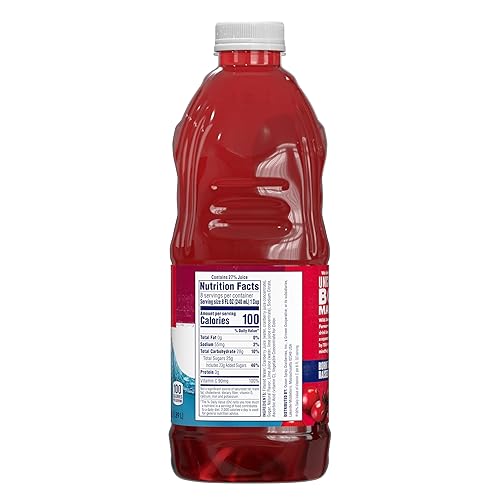 Vista 75 de Ocean Spray - Cóctel de jugo de arándano, botella de 64 onzas