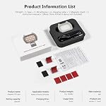 Magnetic Fill Light for DJI Osmo Mobile 8/7P/7/6 Accessories,3 Color Modes Compatible with DJI Osmo Mobile 8/7P/7/6/5/4/SE Gimbal Stabilizer