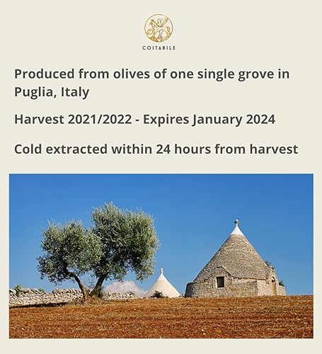 Miniatura 9 de Aceite de oliva con infusión de naranja y mezcla clásica de intensidad media Aceite de oliva virgen extra de una sola arboleda en Puglia, Italia.