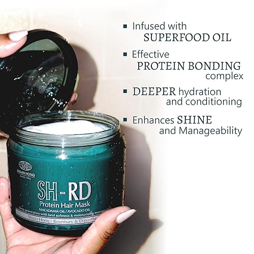 Miniatura 2 de sh-rd Proteínas Aceite de Aguacate Crema Máscara del pelo Nueces de Macadamia Oil Aceite de Argán 1353oz 400ml e
