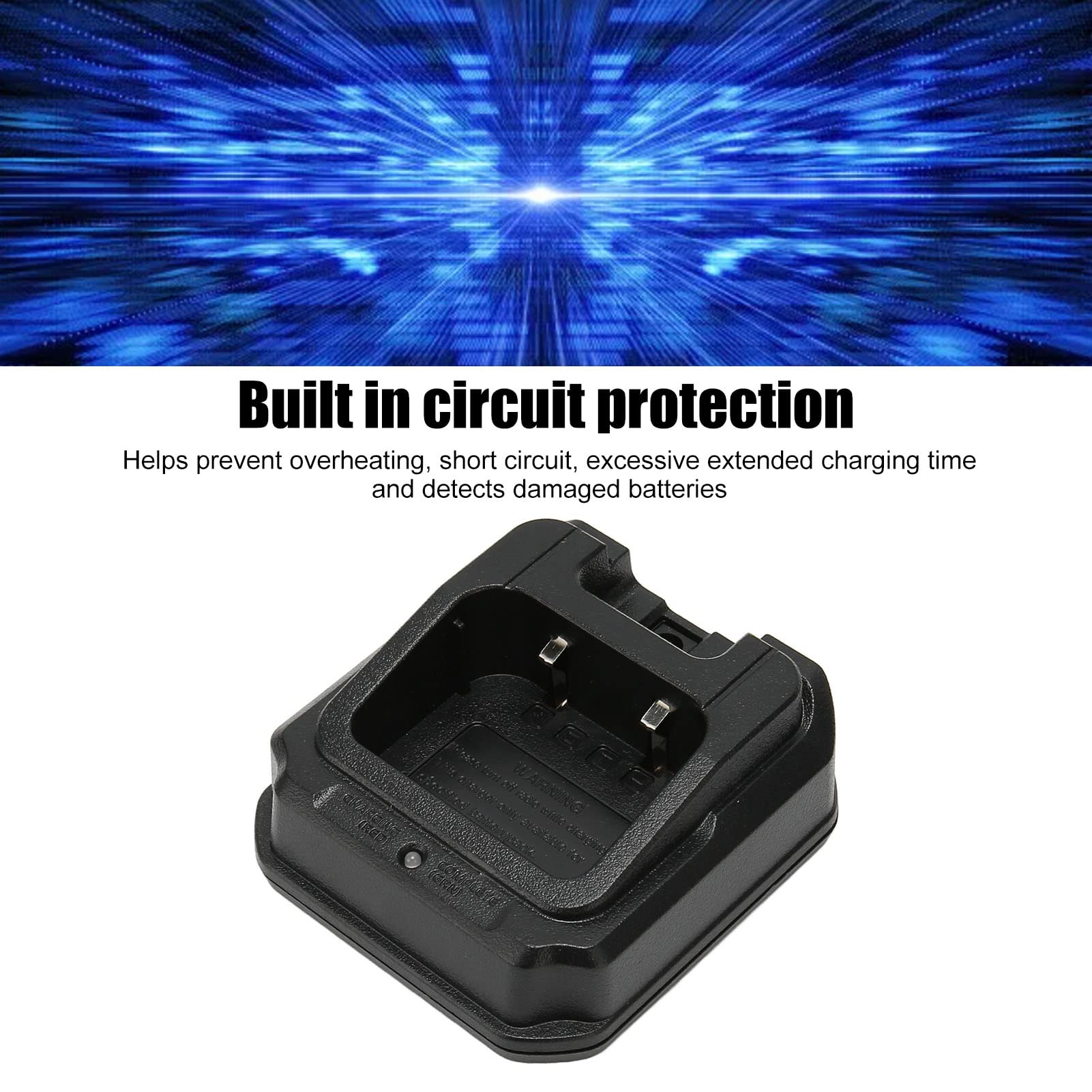 Base Caricabatteria Per Walkie-talkie Baofeng - Modello CHR-9700 Con Spina Europea