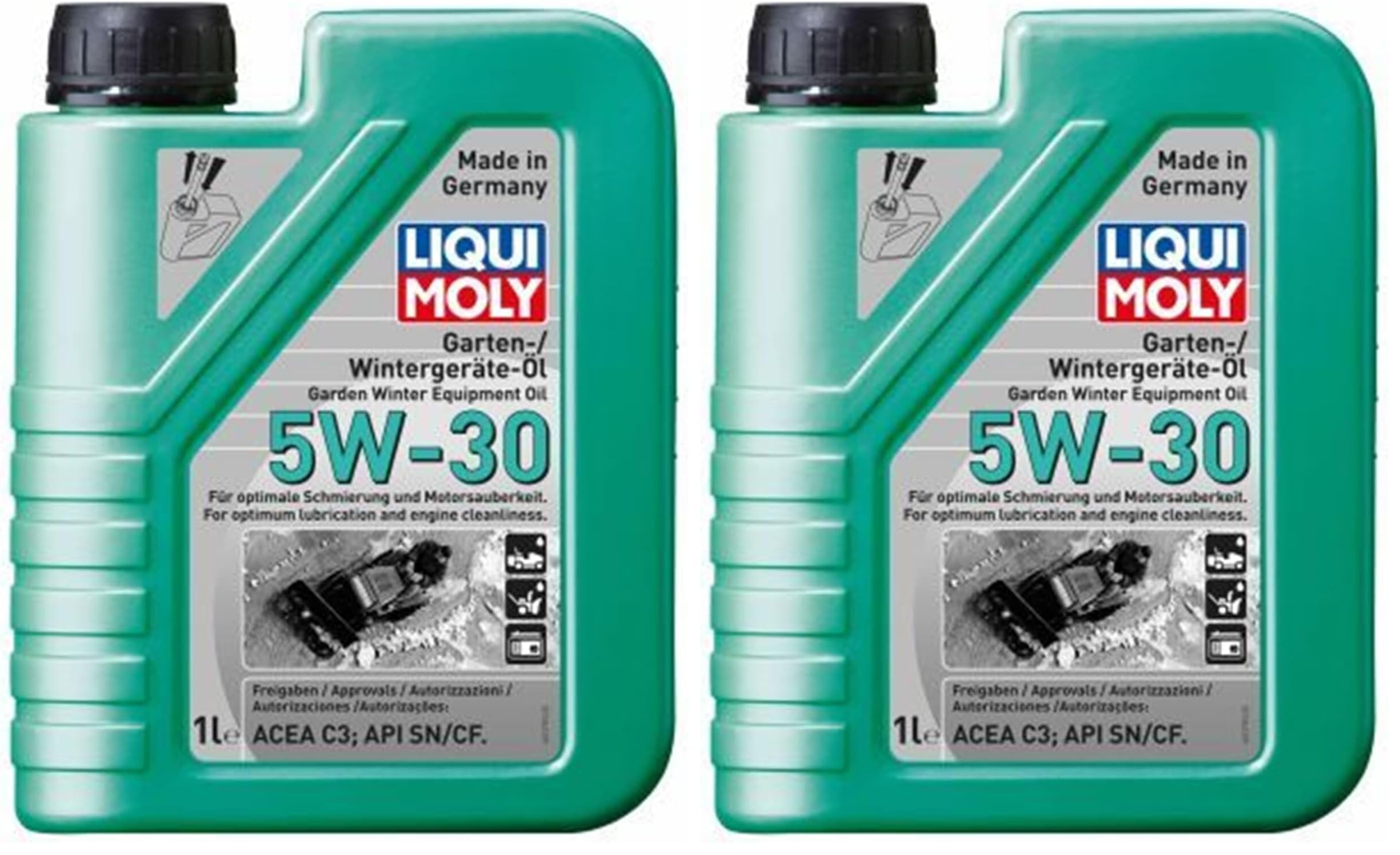 LIQUI MOLY Garten-/Wintergeräte-Öl 5W-30 | 1 L (Packung mit 2)