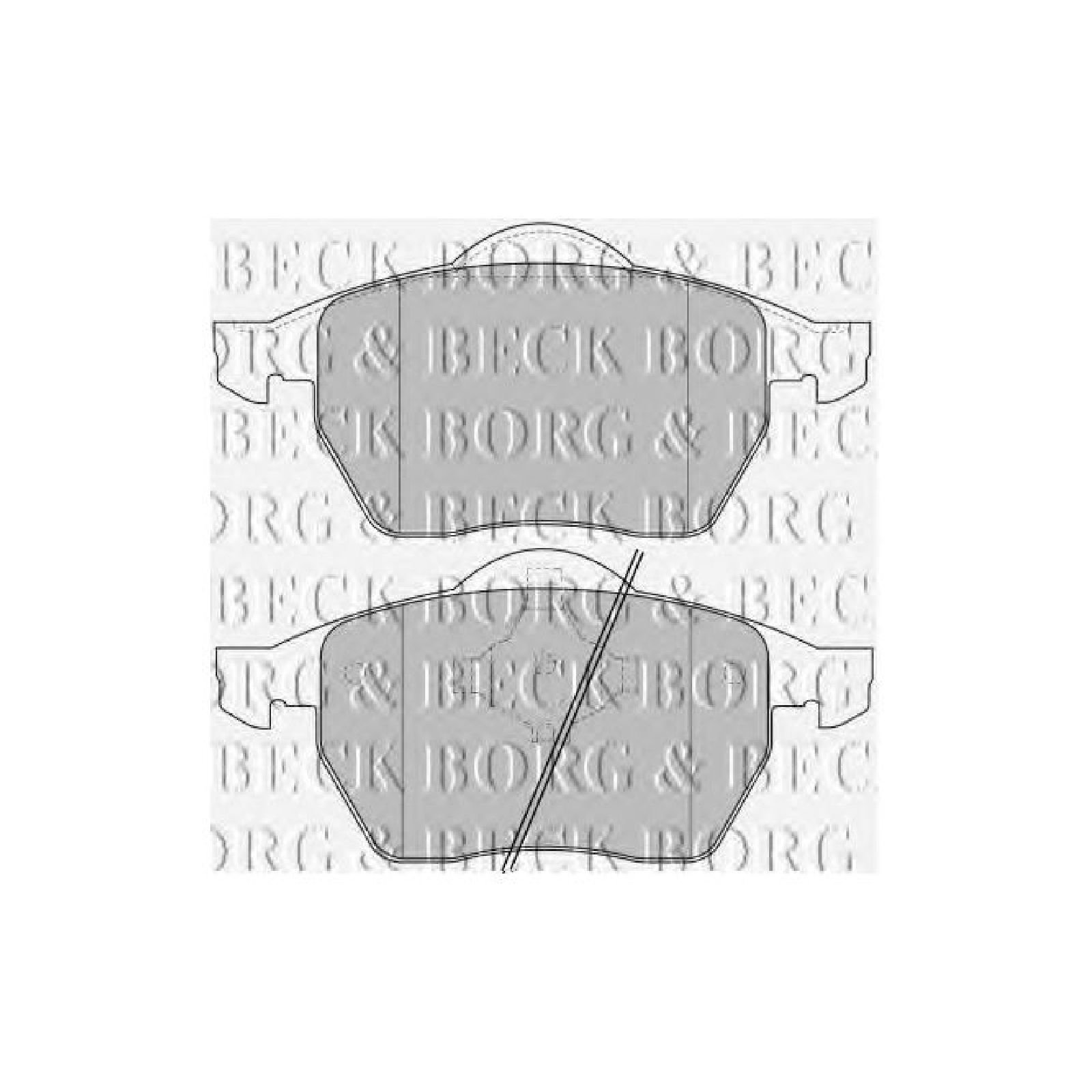 Brake Pads Set fits SKODA OCTAVIA Mk1 1.8 Front 99 to 00 B&B 4A0615115A Quality