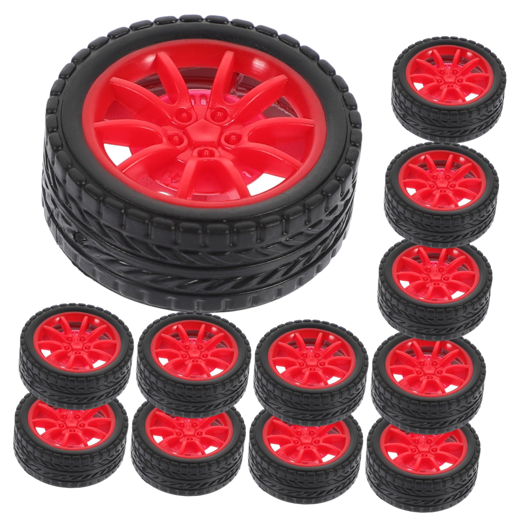 Amazon | NUOBESTY タイヤ ホイール おもちゃの車用 20個セット 30mm