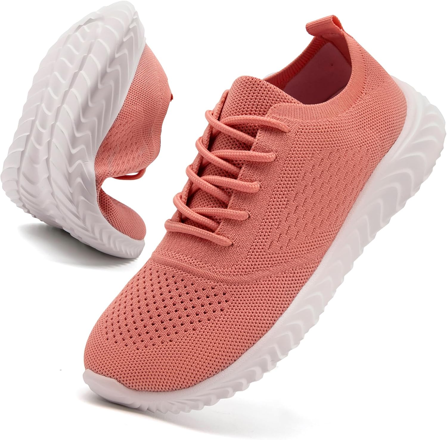 IVQDZL Sneakers voor dames, loopschoenen, gymschoenen, sportschoenen, indoorschoenen, lichte schoenen, wandelschoenen, joggingschoenen, vrijetijdsschoenen, straatloopschoenen, zomerschoenen, roze, 38