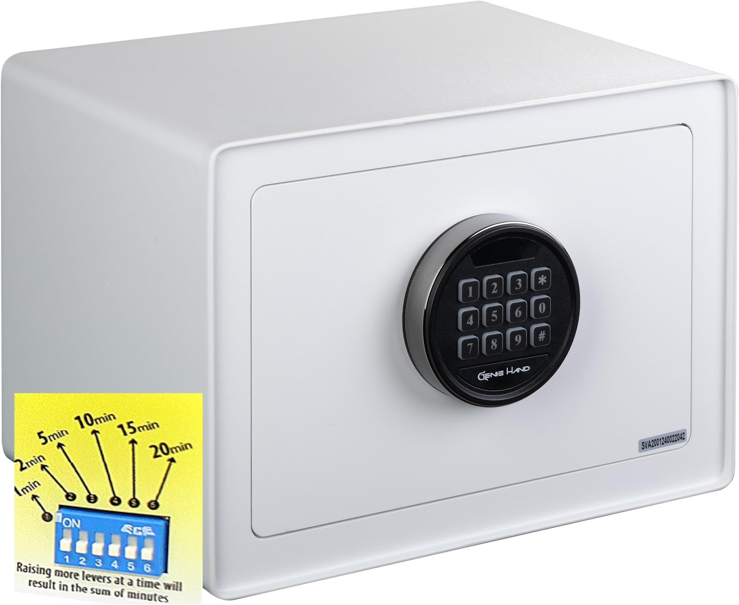 – Genie Hand – Time Delay Safe – B-Class Lock – Anti Bounce Technology -Anti Magnet