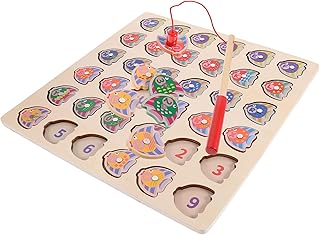 WOONEKY 1 Conjunto De Brinquedos De Brinquedo De Bebê Quebra-Cabeças Magnéticos De Madeira Para Crianças De 3 A 5 Anos Jogos Para Crianças De 3 Anos Ou Mais Jogos De Bebê Jogos Infantis