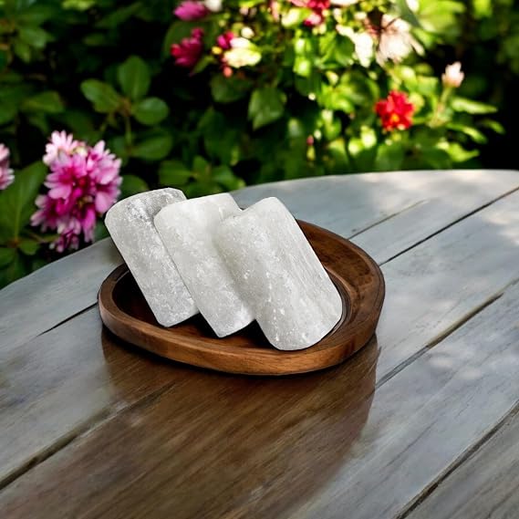 Hanzade Bitkisel Çankırı Tuz Sabunu 300-350 Gr x 2 Adet Zengin Mineralli Doğal Saf Çankırı Kaya Tuzu Sabunu
