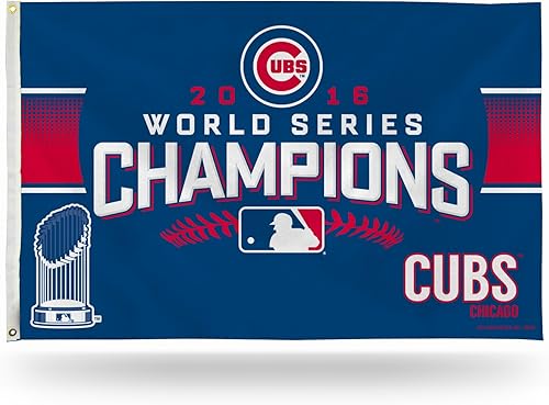 Rico Industries MLB - Bandera de Chicago Cubs, talla única, colores del equipo