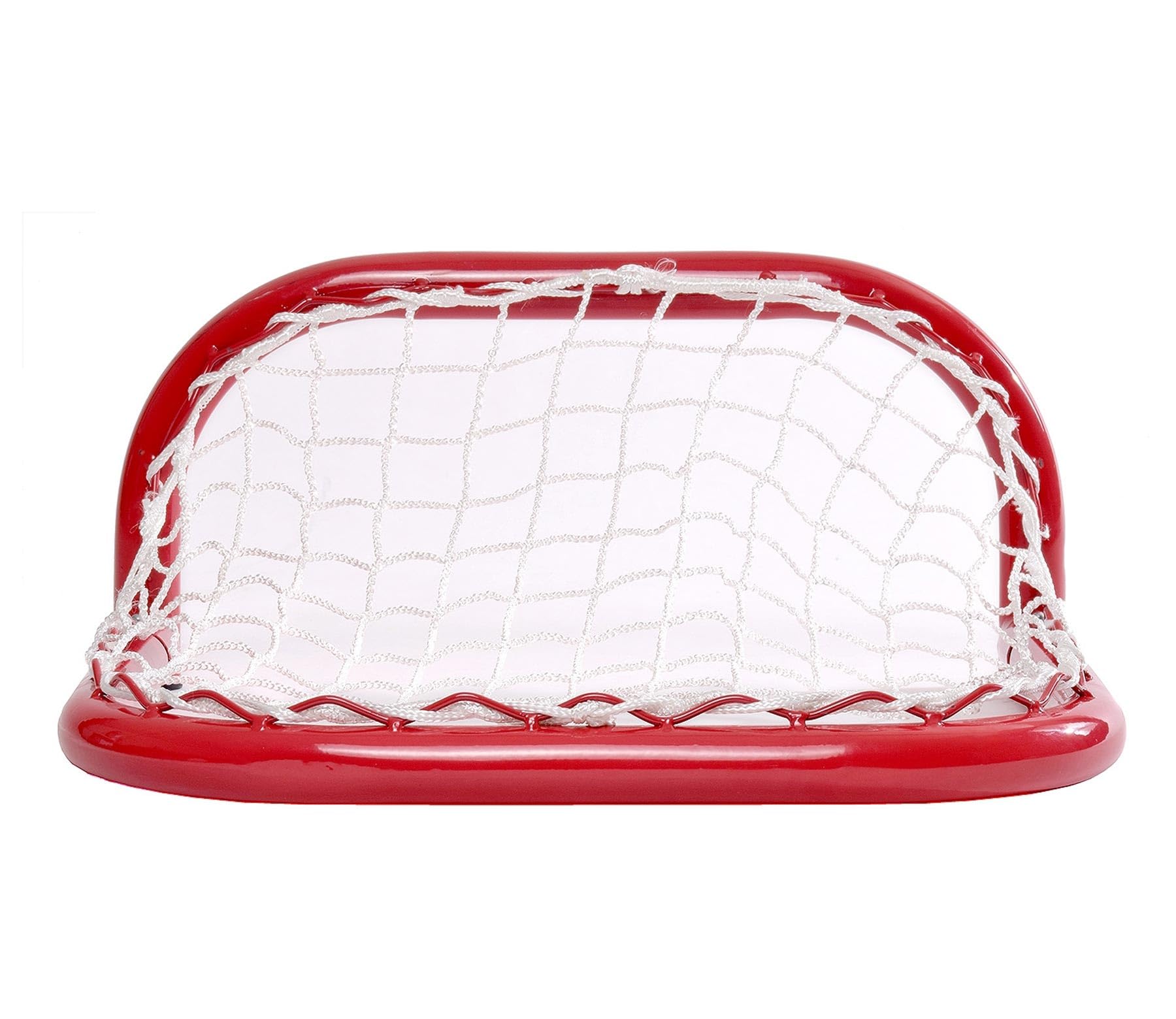 Base 12" (33 X 36 X 18) I Outdoor mit Metallrahmen I Tor für Hockeybälle & Pucks I Streethockey-Training | Skill Goal, Porta da Street Hockey Unisex Adulto, Rosso/Bianco, 30,5 cm