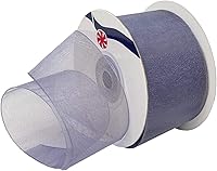 Vista 46 de Morex Ribbon 91803/100-609 Cinta de nailon Organdy, 5/8 pulgadas por 100 yardas, color rojo