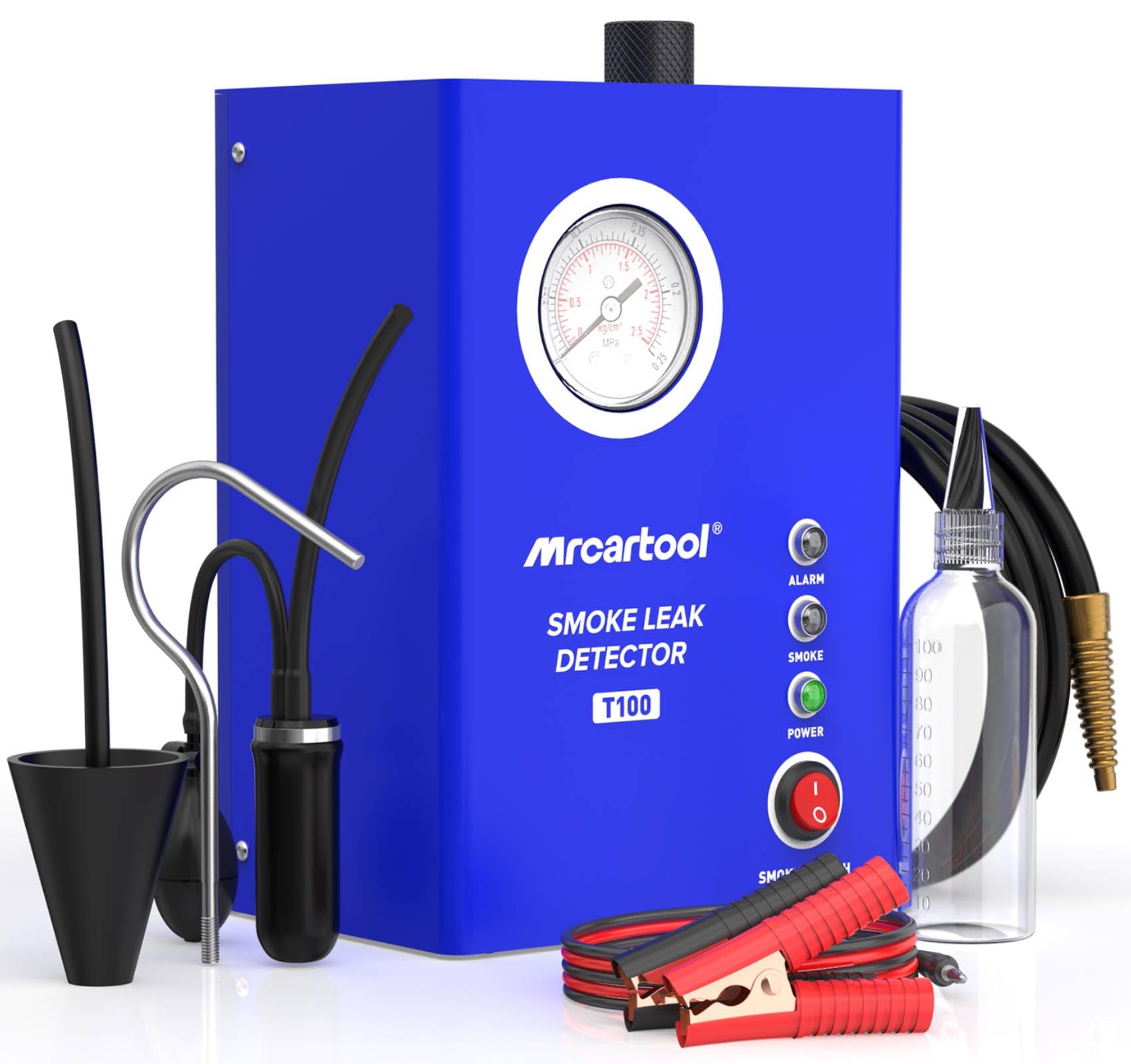 MR CARTOOL Macchina Del Fumo 12V - Rilevatore Perdite Per Auto Con Pompa Aria Incorporata - Foto 8