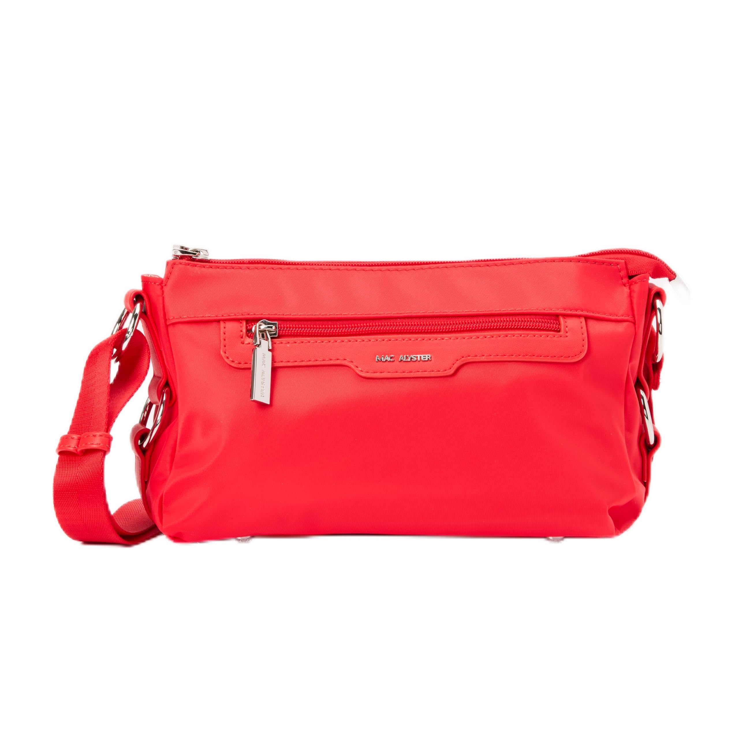 MAC ALYSTER Women Trotteur Porte Epaule/Travers Handbag, red, Standard