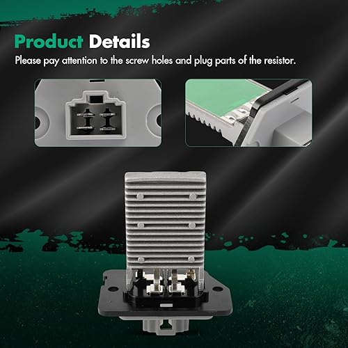 Miniatura 364 de SCITOO Resistencia de motor de ventilador HVAC para 2008-2013 para Chrysler 300/2008-2016 para Town & Country/2008-2010 para Dodge Charger/2008-2018