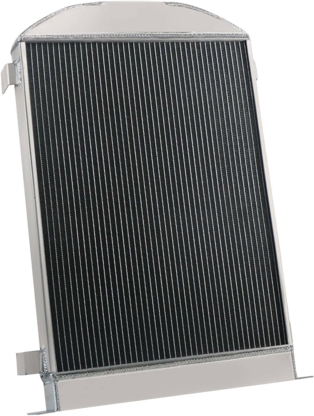 Aluminum Radiator Replacement for 1935-1936 Ford Model A Model-A 28" Height Chevy V8 AT MT 3 Row Core Radiators Radiador