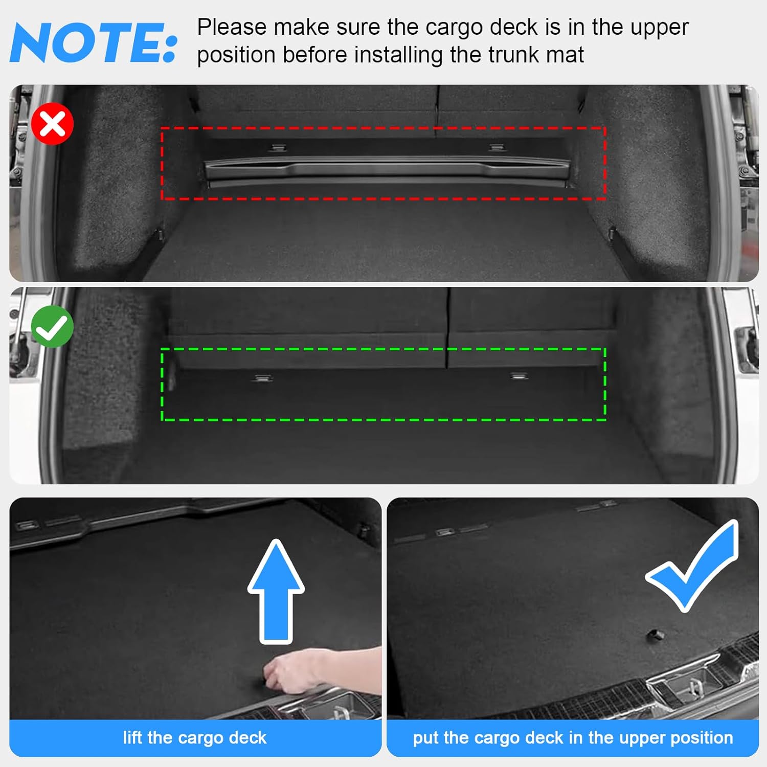 4PCS Floor Mats for Honda CRV 2023 2024 2025 2026(Include Hybrid) All Weather TPE Floor Mats with Trunk Mat Cargo Liner