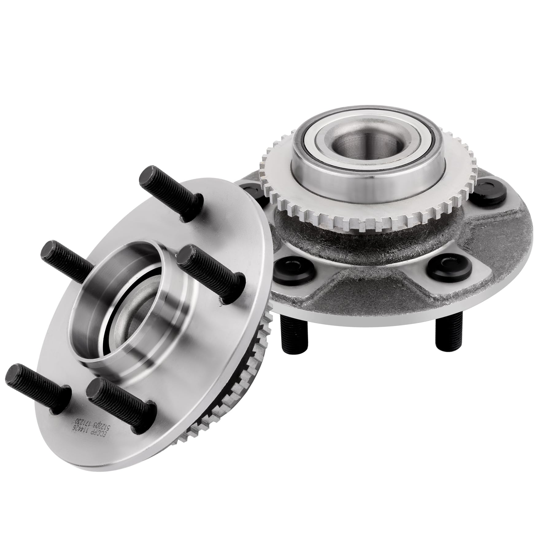 ECCPP Replacement for Wheel Bearing Hub 512203 X2 Hub Bearing Assembly Hub Assemblies Rear Axle 5 Lugs W/ABS Sensor for Infiniti I30 2000-2001,Infiniti I35 2002-2004,Nissan Maxima 2000-2003