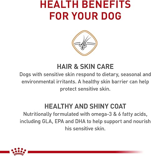 Miniatura 3 de Royal Canin Alimento seco para perros pequeños para el cuidado de la piel sensible, bolsa de 3 libras