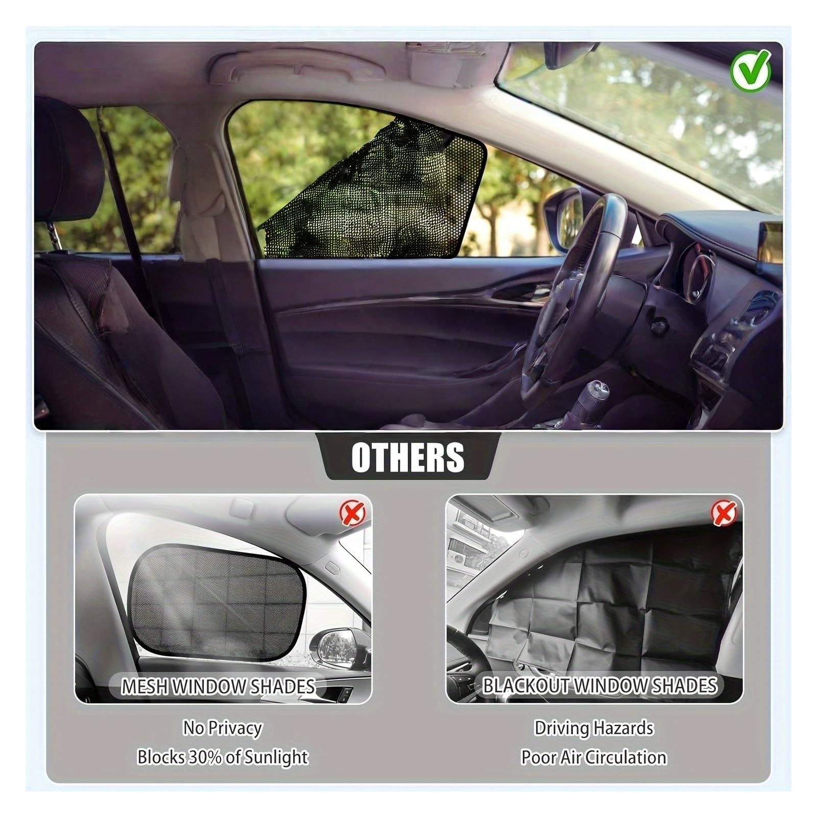 Coche Parasol Lateral Protección sombrillas Coche Universal