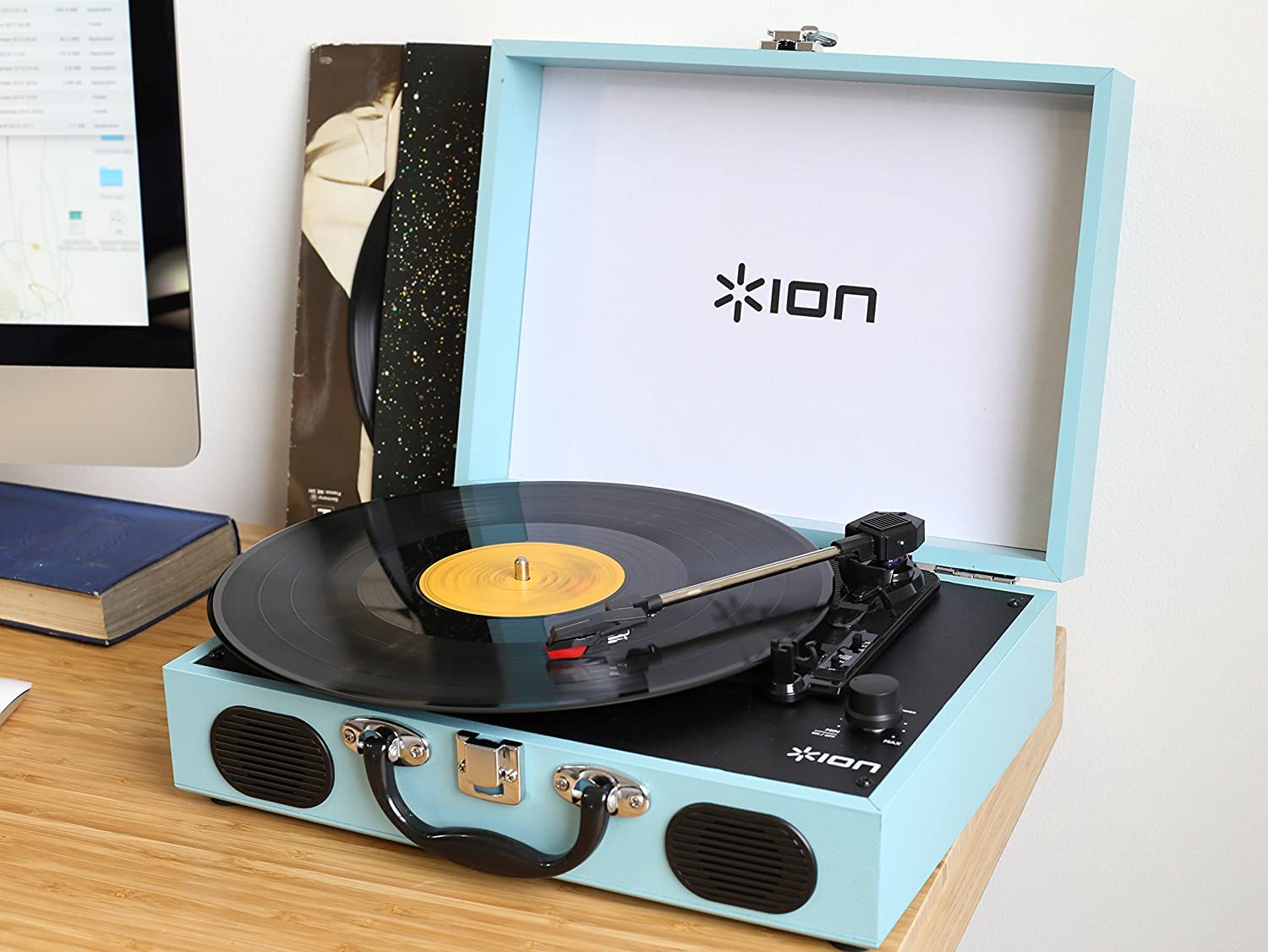 Amazon.co.jp: ION Audio スピーカー内蔵 スーツケース型レコード