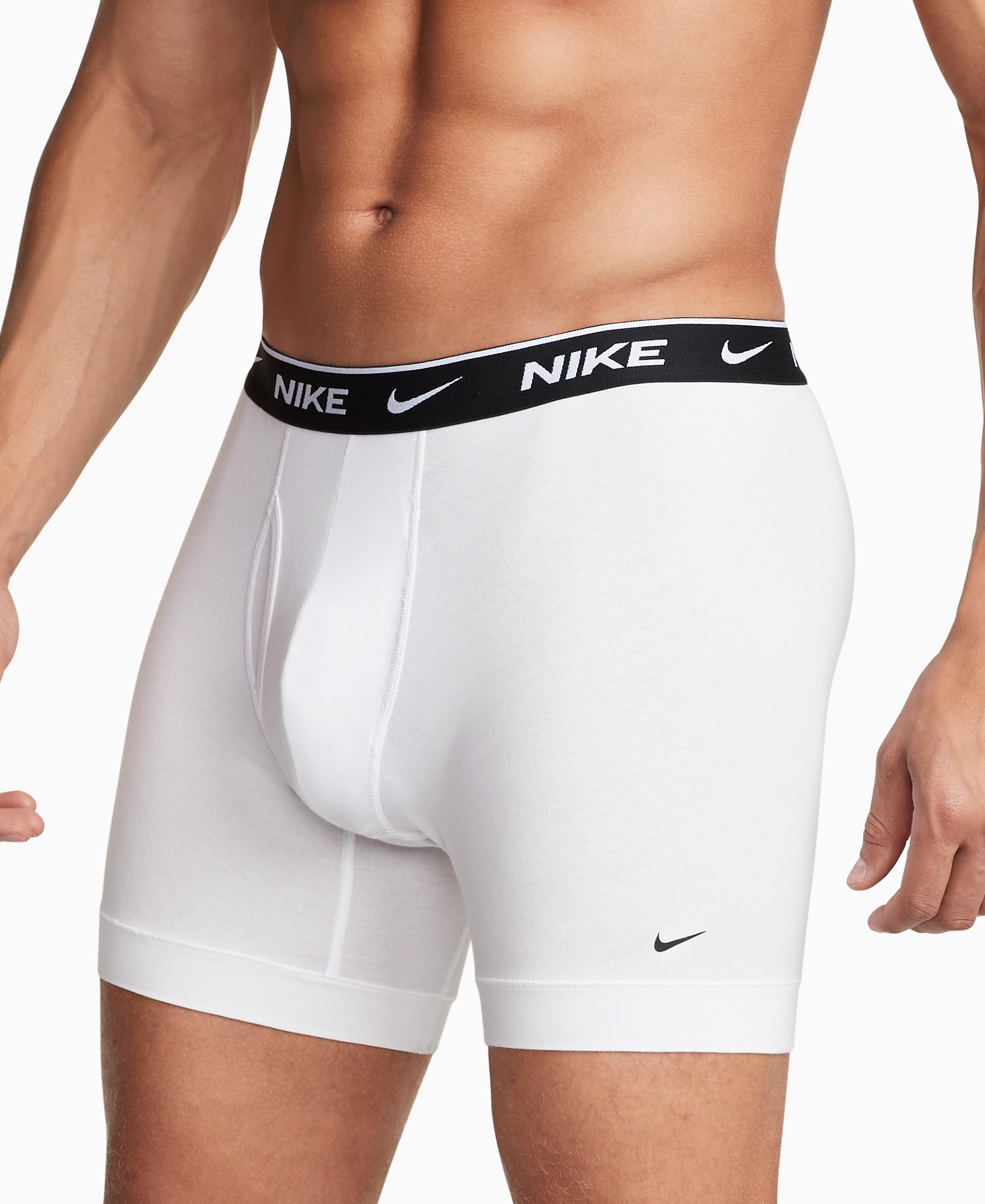 Nike Nike Men's Essential Cotton Stretch W/Fly Boxer Brief 3pk Underwear Ropa Interior de Hombres Hombre