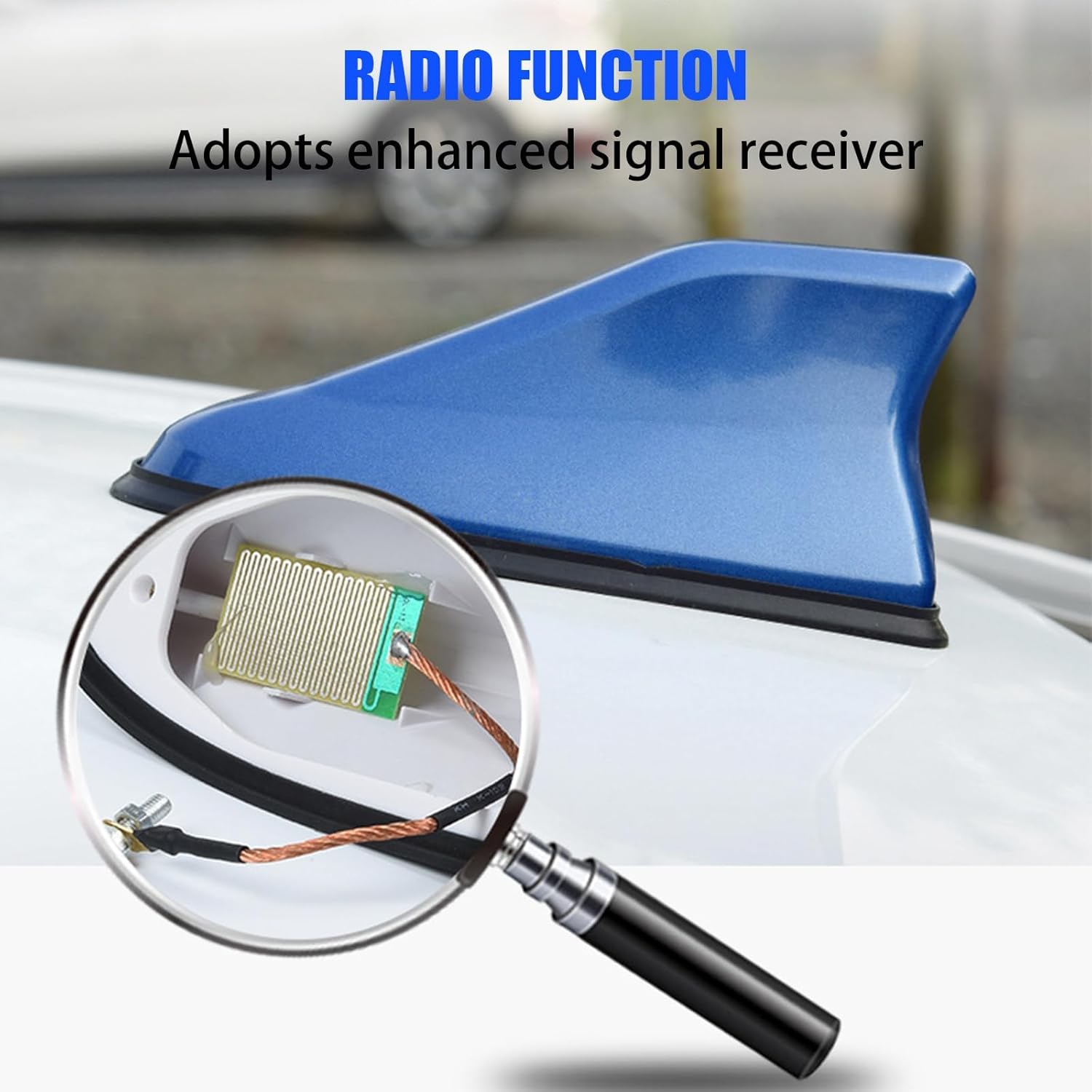 Car Shark Fin Antenna Cover for Acura ILX 2013 2014 2015 2016 2017 2018 Automotive Signal Roof Aerial Cover Car Roof Aerial Caps Car Antenna Topper,G