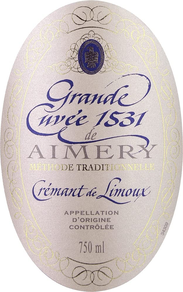 Aimery Grande Cuvée 1531 Crémant Brut von Sieur d'Arques - Schaumwein 18 x 0,75l VINELLO - 18er - Weinpaket inkl. kostenlosem VINELLO.weinausgießer