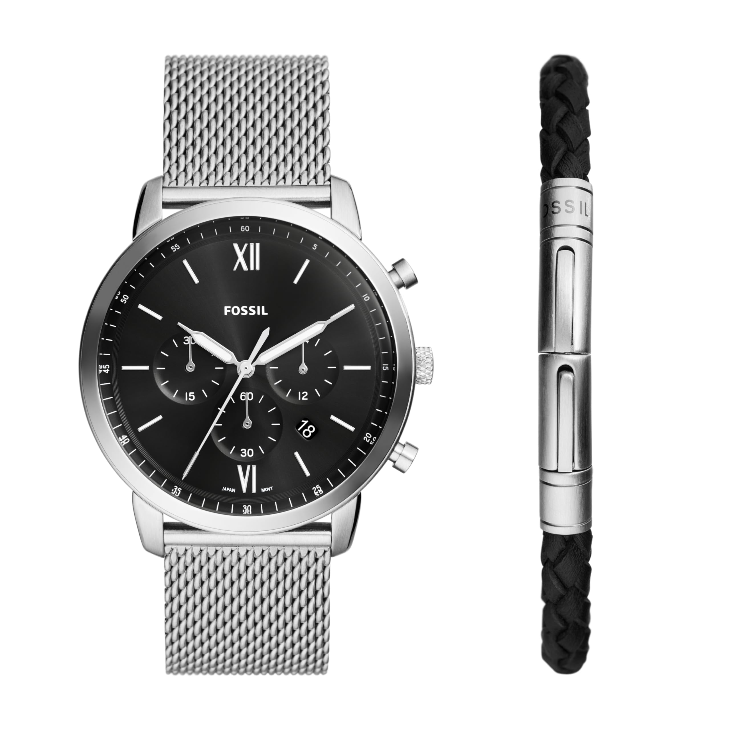 Fossil Men's Watch Bracelet Set