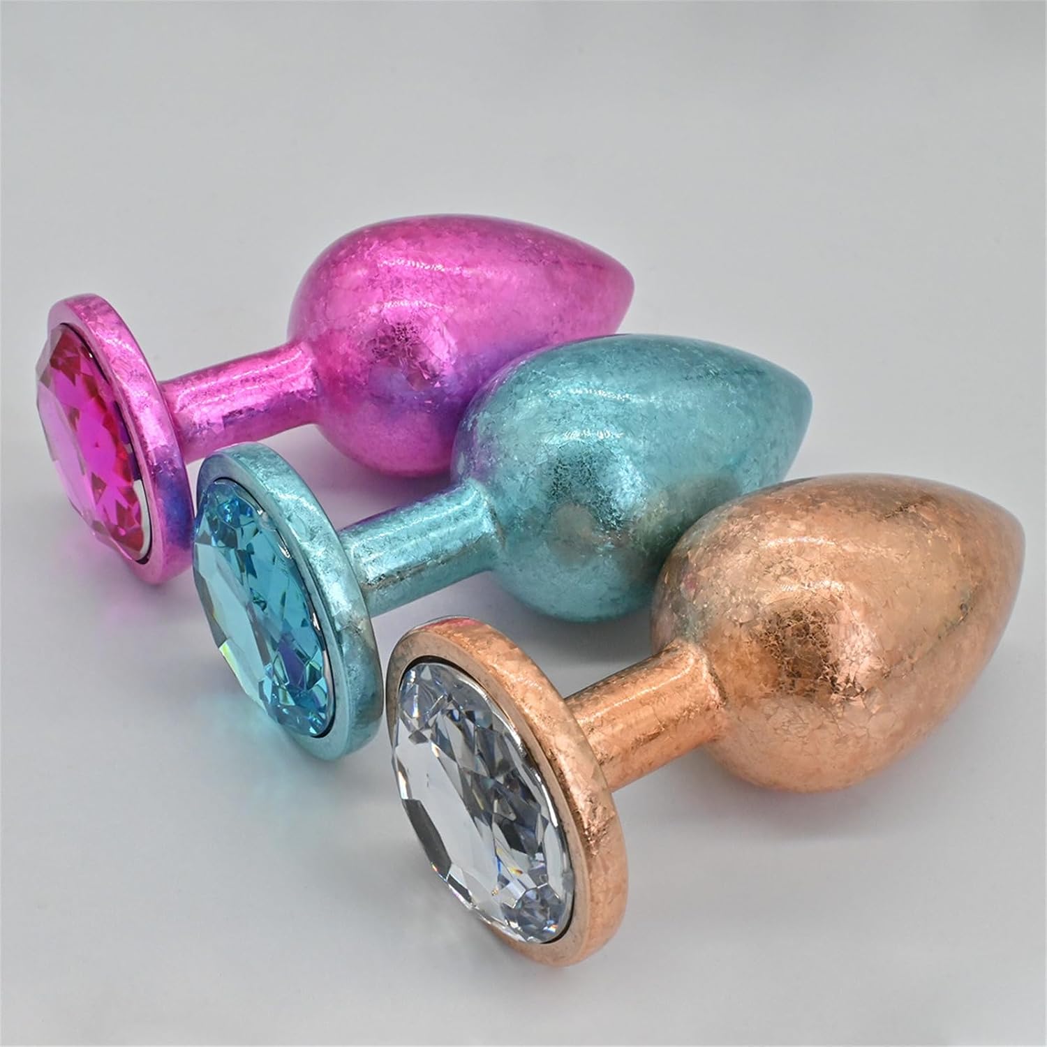 Couples Pleasure Massage Metal Anal Plug with Anchor Jewelry Base Sex Toy Unisex Metal Butt Plug