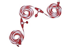 DEWENWILS 25 FT Candy Cane Outdoor Extension Cord: Illuminate Your Outdoor Oasis
