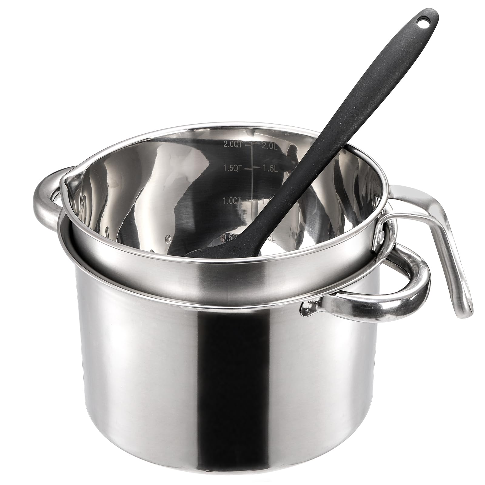 ZENFUN Double Boiler Pot Set including Silicone Spatula - Image 3