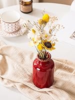 Vista 27 de Juego de jarrones de cerámica, jarrones de flores para decoración del hogar, decoración moderna de granja, centros de mesa de sala de estar, cocina