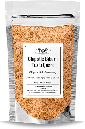 TOS The Organic Spices Chipotle Biberli Tuzlu  e ni 500 gr - Premium Quality, TYCV5SW9GN172768972204514