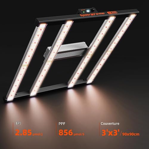 Spider Farmer SE3000 Lampe Horticole LED 300W avec Contrôle via App - 8