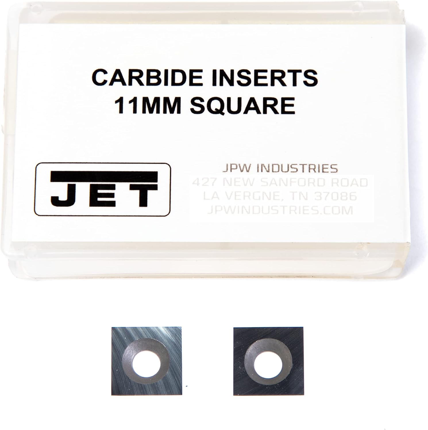 JET Woodturning Chisel Cutting Blade, 11mm Square Carbide Inserts (‎719951)