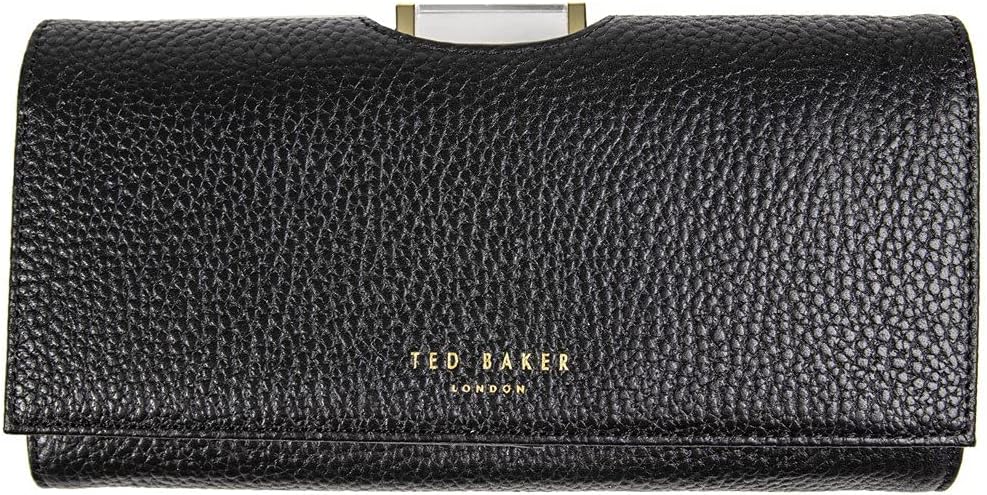 Ted Baker Women's BITA TRAVEL ACCESSORY BI FOLD WALLET, BLACK, ONE SIZE
