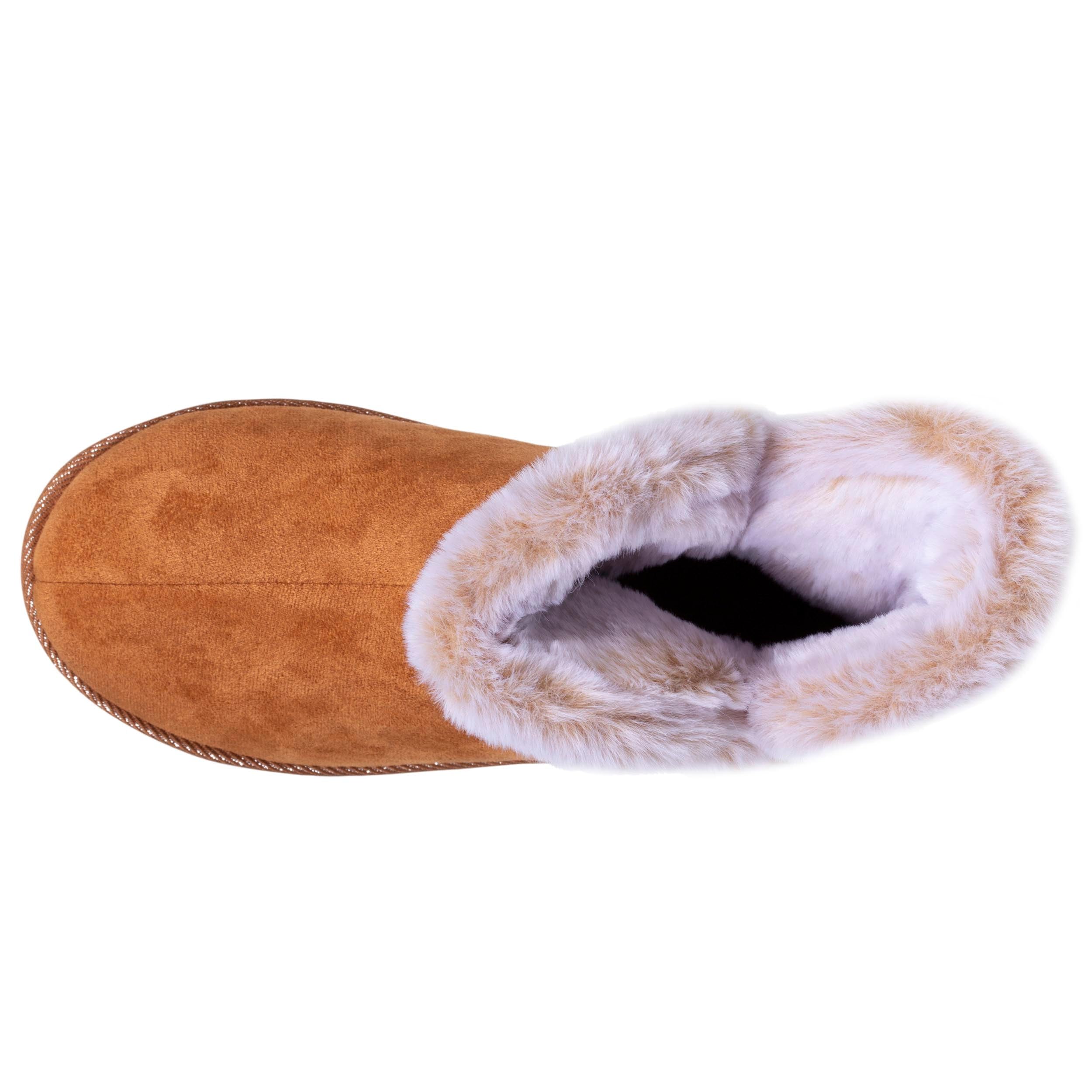 Isotoner Chaussons Bottillons femme confort chaud fausse fourrure