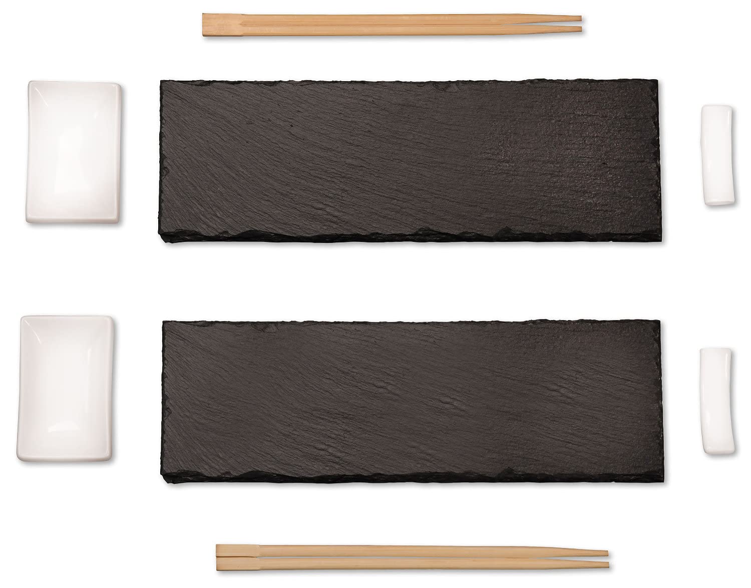 Kesper Sushi Set 8 Pieces for 2 People Slate 38142