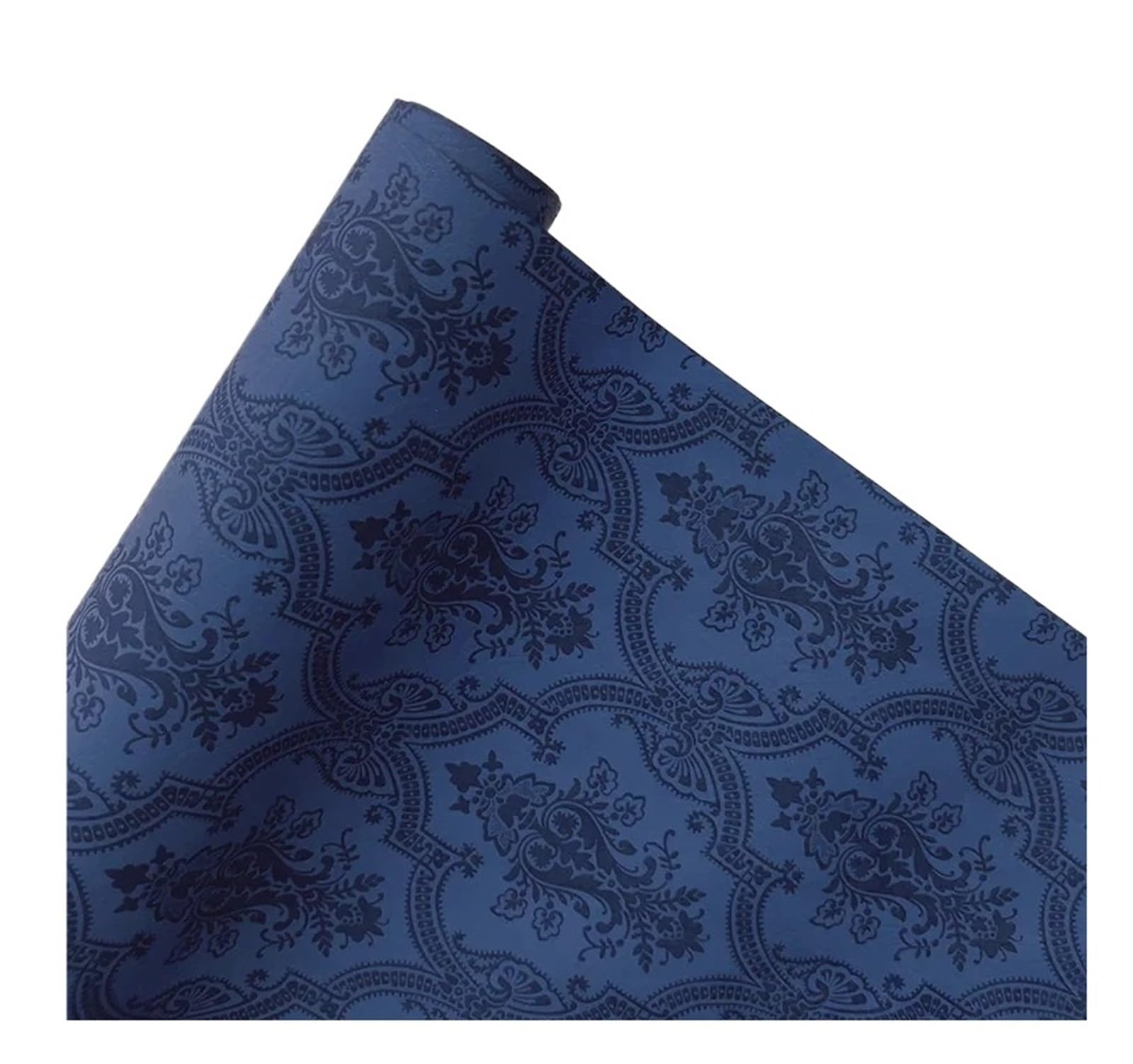 Blumengeschenk-Dekopapier, Geschenkpapier 60 cm x 6 Yards, mehrfarbig(Blue)