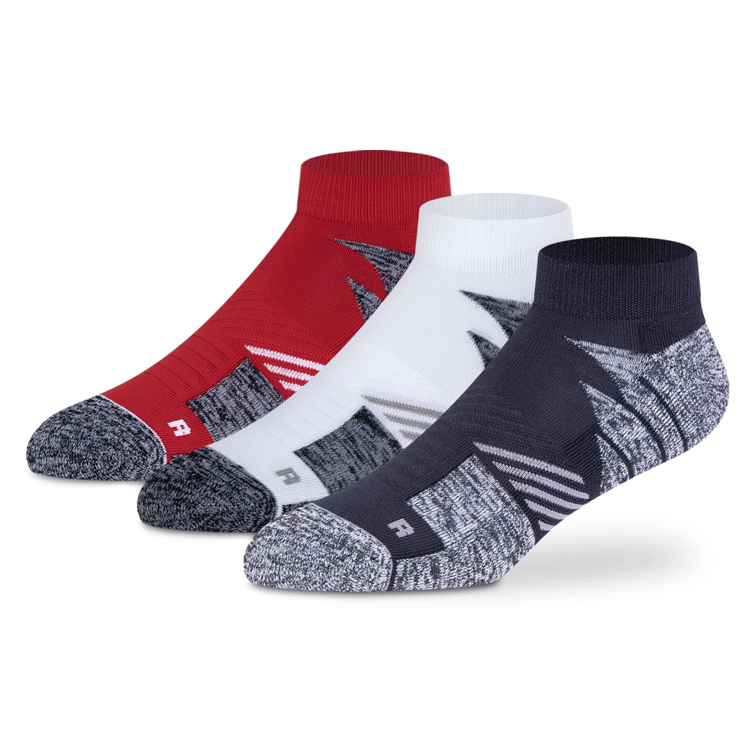 Ankle Sports Socks For Men Combo, Made with Breathable, Anti Odour & Moisture Absorbent Combed Cotton with a Extra Durable Welt & Cushioned Bottom (Pack Of 3)