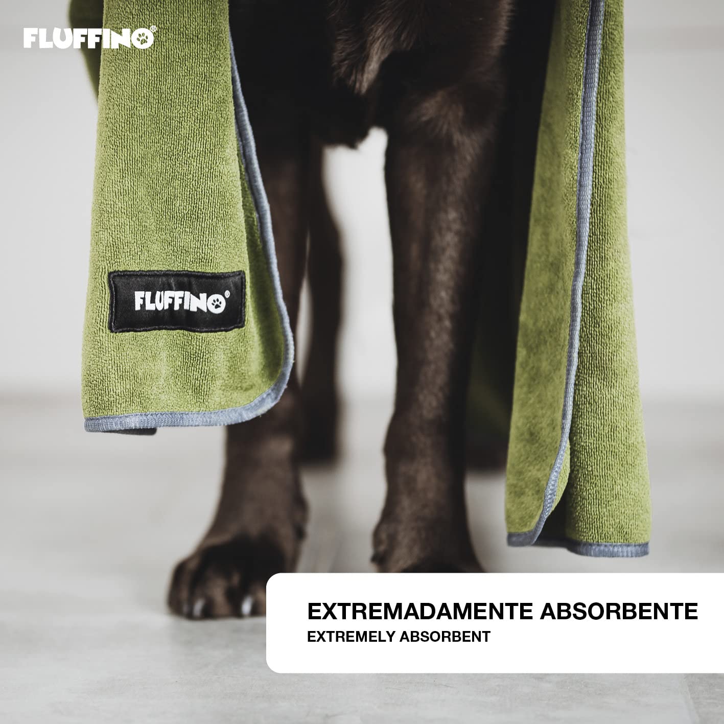 Juego de 2 Toallas para Perros Talla M/L - 120x70cm, Extremadamente Absorbente y Suave | Lavable a 60°C, Toalla de Microfibra de Secado rápido para Perros medianos & Grandes