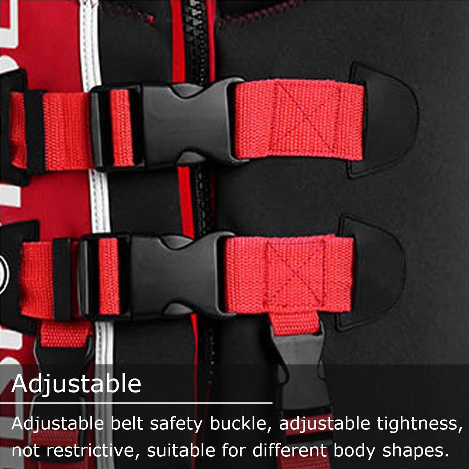 Chaleco de Kayak con Correas en la Entrepierna, Chaleco de Kayak de Neopreno Ajustable for Kayak, Pesca, Navegación, Deportes Acuáticos, Ajuste Universal for Hombres y Mujeres