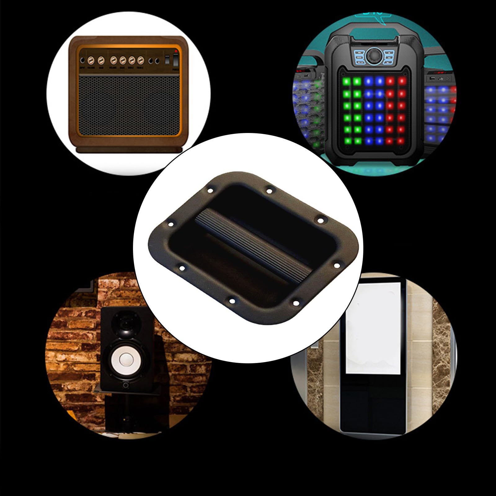 Maniglia Ad Incasso OVALE Ottone Lucido CON FORO | Spanò SRL - Foto 7