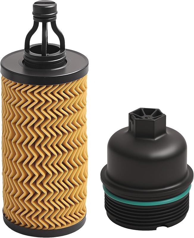 Tampa do filtro de óleo do motor com conjunto de filtro Dtomi para Maserati Ghibli, Levante e Quattroporte – 1 conjunto